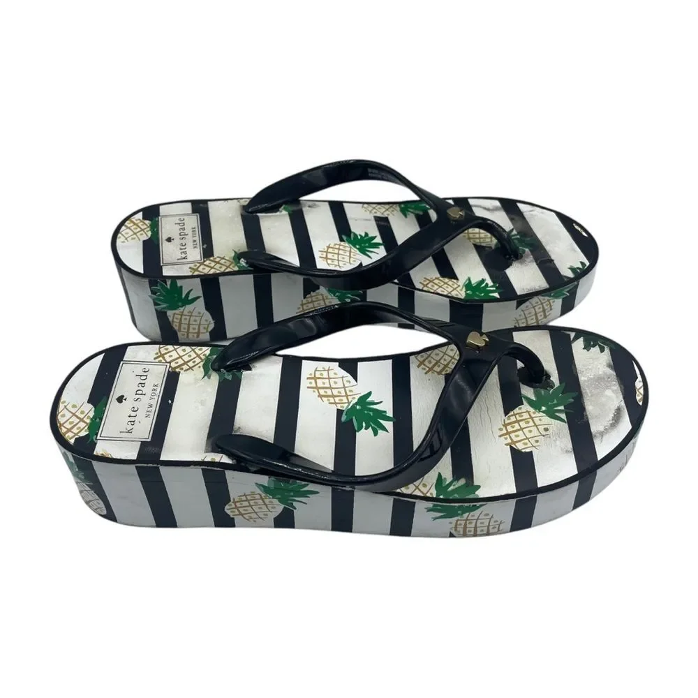 Kate Spade Remmie Flip Flop Wedge Thong Sandal 9M